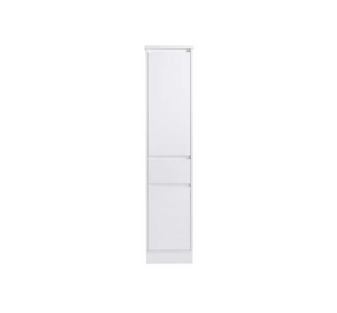 Fingerpull Freestanding Tallboy & Storage Cabinet 410x410x1800mm - Various Colours