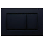 Square Button Flush Plate for Geberit In-Wall Cistern Toilet - Black