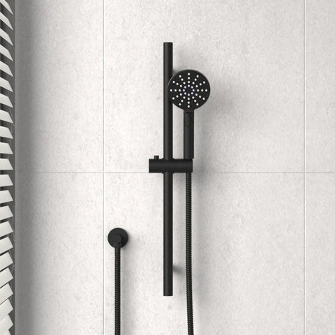 Round Shower Rail with 3 Mode Handheld Shower Set