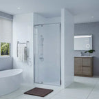 SS01 6mm Full Framed Pivot Shower Screen – Wall to Wall, 740–1200mm, 1950mm High, Chrome