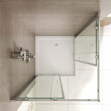 SS03 Corner Sliding Shower Screen - SS03 Chrome
