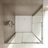 SS03 Corner Sliding Shower Screen - SS03 Chrome