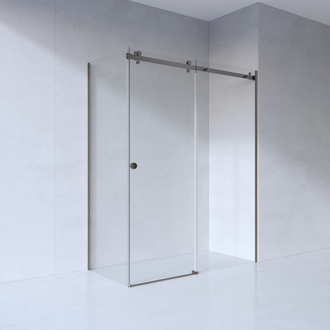 SS08 (2100mm High) Front & Return 10mm Sliding Shower Screen - Various Colours & Sizes