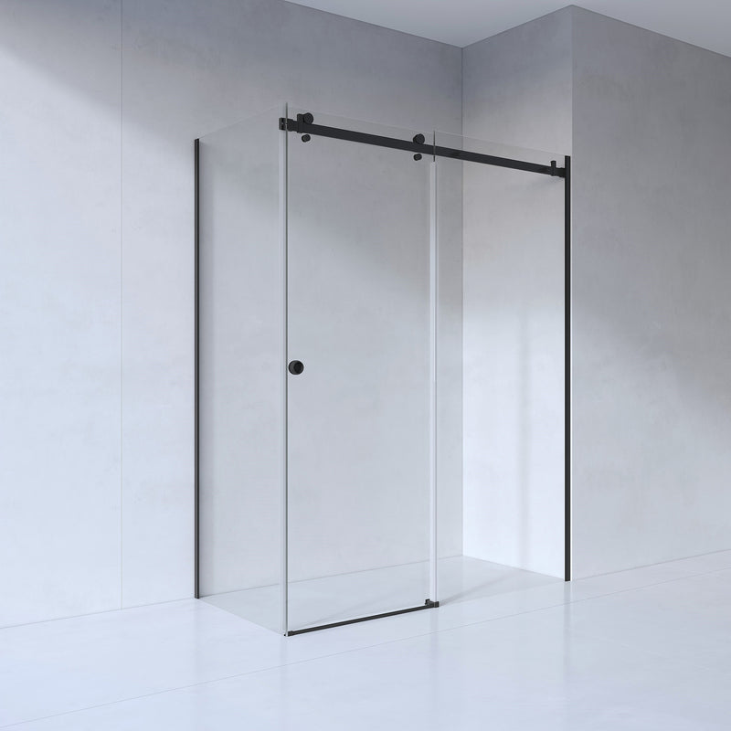 SS08 (2100mm High) Front & Return 10mm Sliding Shower Screen - Various Colours & Sizes