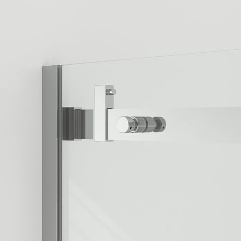 SS08 (2100mm High) Front & Return 10mm Sliding Shower Screen - Various Colours & Sizes