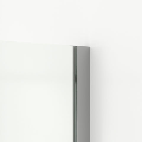 SS08 (2100mm High) Front & Return 10mm Sliding Shower Screen - Various Colours & Sizes