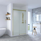 SS20 8mm Wall-to-Wall Sliding Shower Screen – 1130–1750mm, 2000mm High, Various Colours
