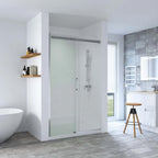 SS20 8mm Wall-to-Wall Sliding Shower Screen – 1130–1750mm, 2000mm High, Various Colours