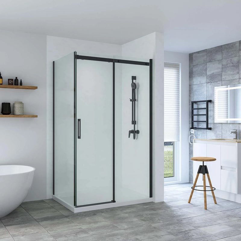 SS20  Sliding Shower Screen (Front + Return) - Various Colours & Sizes