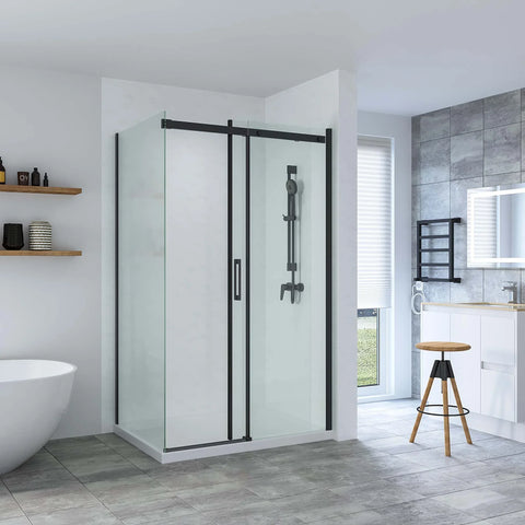 SS20  Sliding Shower Screen (Front + Return) - Various Colours & Sizes
