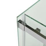 SS20  Sliding Shower Screen (Front + Return) - Various Colours & Sizes