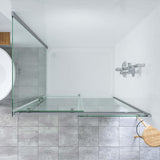 SS20  Sliding Shower Screen (Front + Return) - Various Colours & Sizes