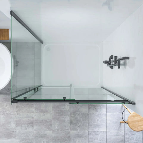 SS20  Sliding Shower Screen (Front + Return) - Various Colours & Sizes