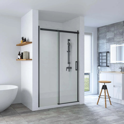 SS20 Wall to Wall Front Only Sliding Shower Screen - Various Colours & Sizes