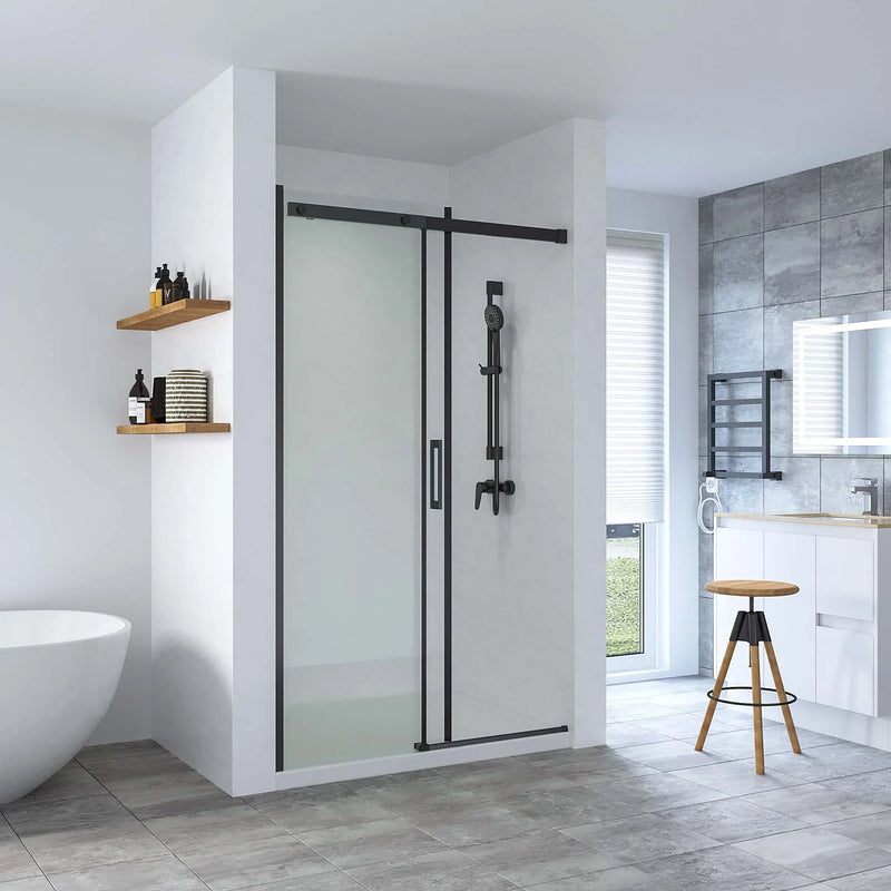 SS20 Wall to Wall Front Only Sliding Shower Screen - Various Colours & Sizes