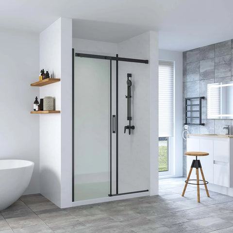 SS20 Wall to Wall Front Only Sliding Shower Screen - Various Colours & Sizes