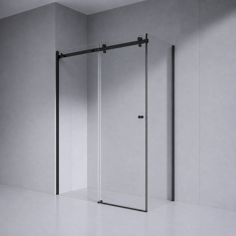 SS28 (2100mm High) Sliding Shower Screen (Front + Return) - Various Colours & Sizes