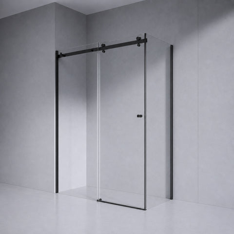 SS28 (2100mm High) Sliding Shower Screen (Front + Return) - Various Colours & Sizes