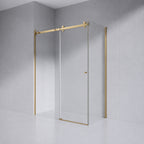 SS28 10mm Frameless Sliding Shower Screen – Front & Return, Various Sizes & Colours