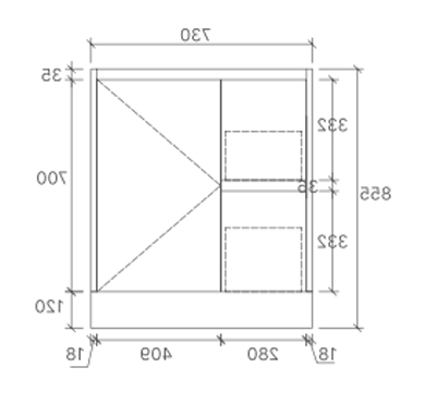 BV67 Slimline (360mm Depth) Freestanding Vanity - 600 / 750 / 900mm - Matt White