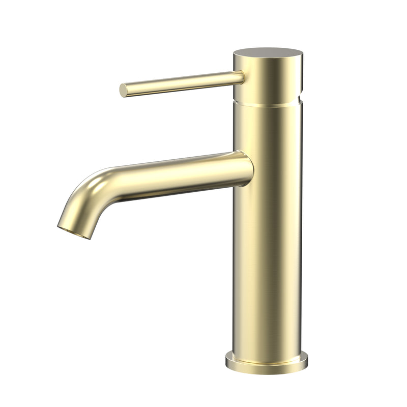 BM17 ELIN Bench Mount Basin Mixer (Curved Spout)- Various Colours