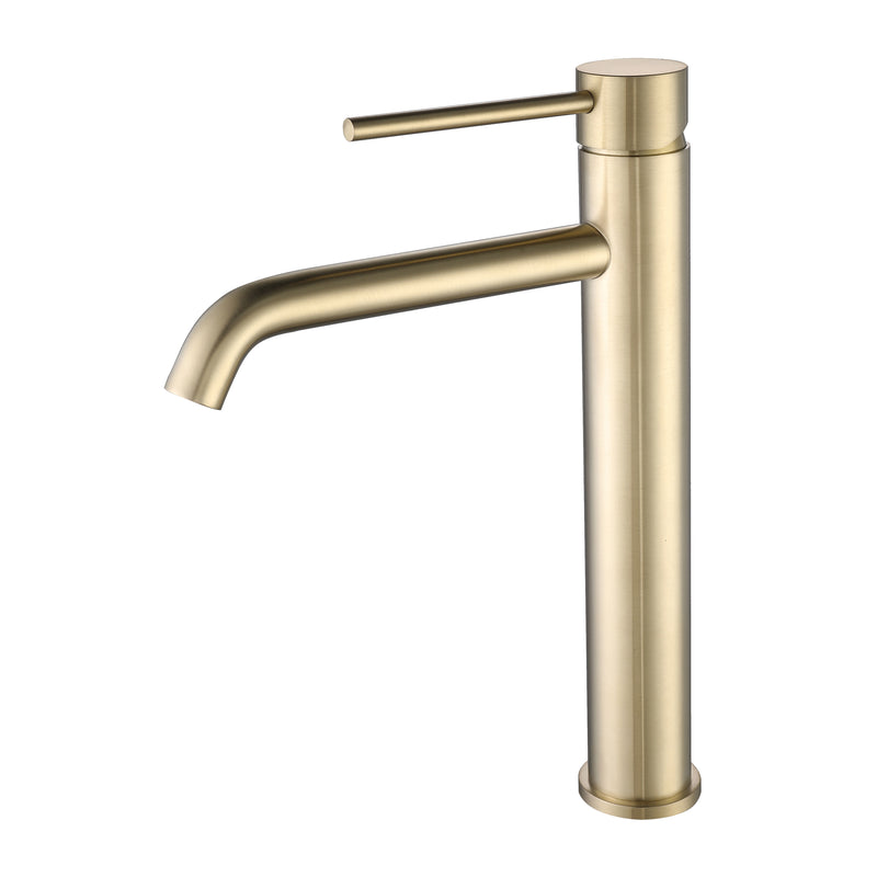 TBM17 ELIN Bench Mount Basin Mixer (Curved Spout)- Various Colours