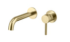WBM17 ELIN Round Wall Basin/Bath Mixer Set with Spout - Various Colours