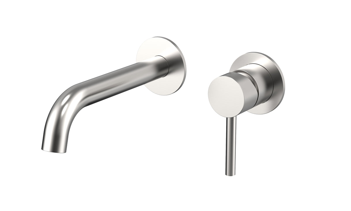WBM17 ELIN Round Wall Basin/Bath Mixer Set with Spout - Various Colours