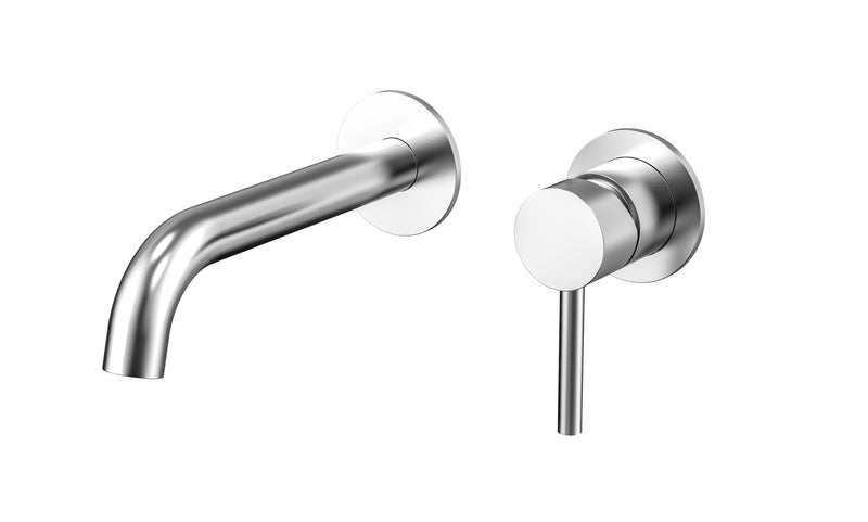 WBM17 ELIN Round Wall Basin/Bath Mixer Set with Spout - Various Colours