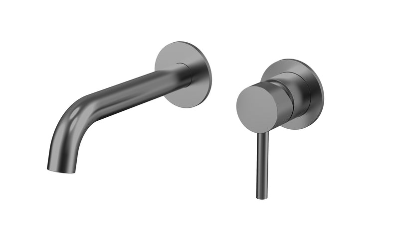 WBM17 ELIN Round Wall Basin/Bath Mixer Set with Spout - Various Colours