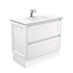 BV23 Hampton Matte White Fingerpull Freestanding Vanity - Cabinet only