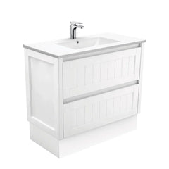 BV23 Hampton Matte White Fingerpull Freestanding Vanity - 750 / 900 / 1200mm Cabinet only
