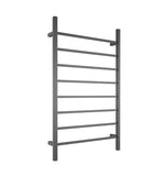 BV Non Heated Towel Ladder Square Bar in Black TL-1150-SQ-BLK 700mm