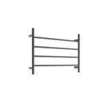 BV Non Heated Towel Ladder Round Bar in Black TL-7050-RND BLK 700mm