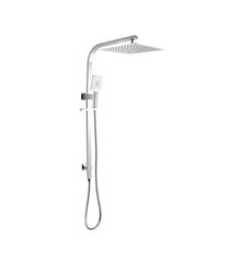 Metro Square Dual Shower Rail - Various Colours
