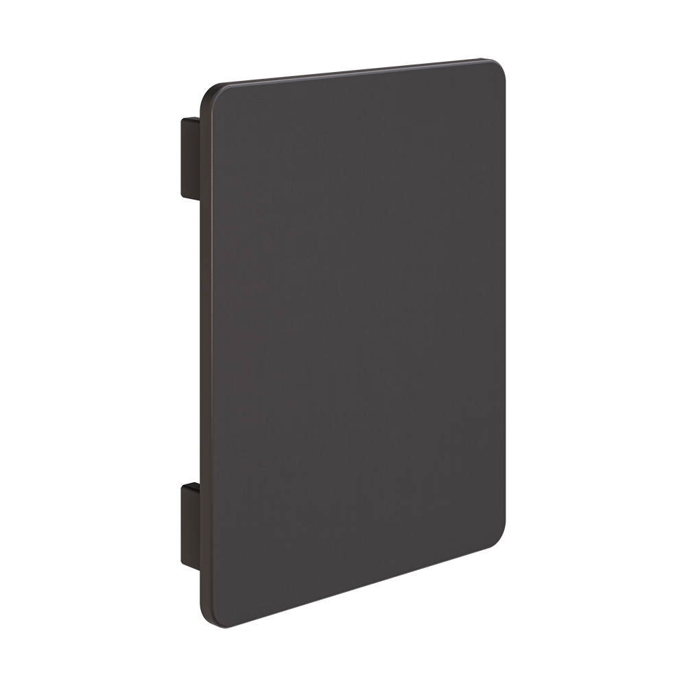 End Cap to suit Universal Head Rail Channel in Designer Black - UNICH_ENDCAP_DES_PACK