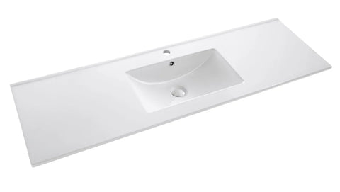BV03WH Gloss White Fingerpull Wall Hung Vanity - 600 / 750 / 900 / 1200 / 1500 / 1800mm