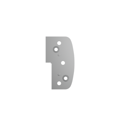 Overlapping Spring Hinge Spacer - OL105_SPACER_33RH (Right Hand)