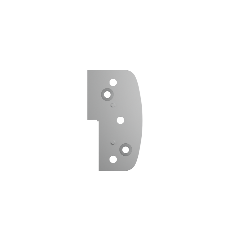 Overlapping Spring Hinge Spacer - OL105_SPACER_18RH (Right Hand)