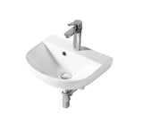 Patzi Gloss White  Wall hung Ceramic Basin 430x360mm