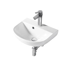 Patzi Gloss White  Wall hung Ceramic Basin 430x360mm