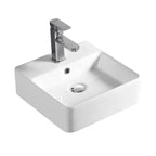 Whisper Gloss White Above Counter Ceramic Basin 380x380mm