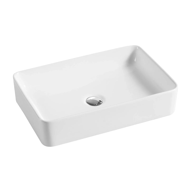 Flux Counter Top Ceramic Basin 505x340mm - Various Colours