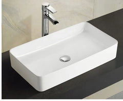 Flux Counter Top Ceramic Basin 505x340mm - Various Colours