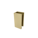 Radius Corner Clear Reeded/Fluted Walk In Shower Screen - Various Colours & Sizes