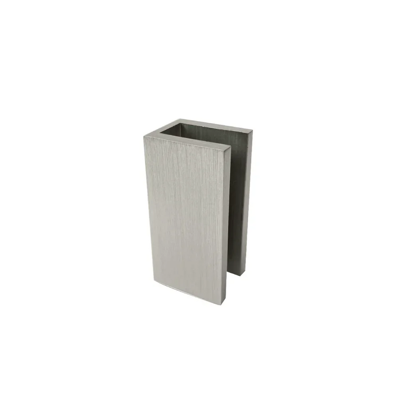 SS47 Arch Walk In Shower Screen with Wall Channel - Various Hardware Colours