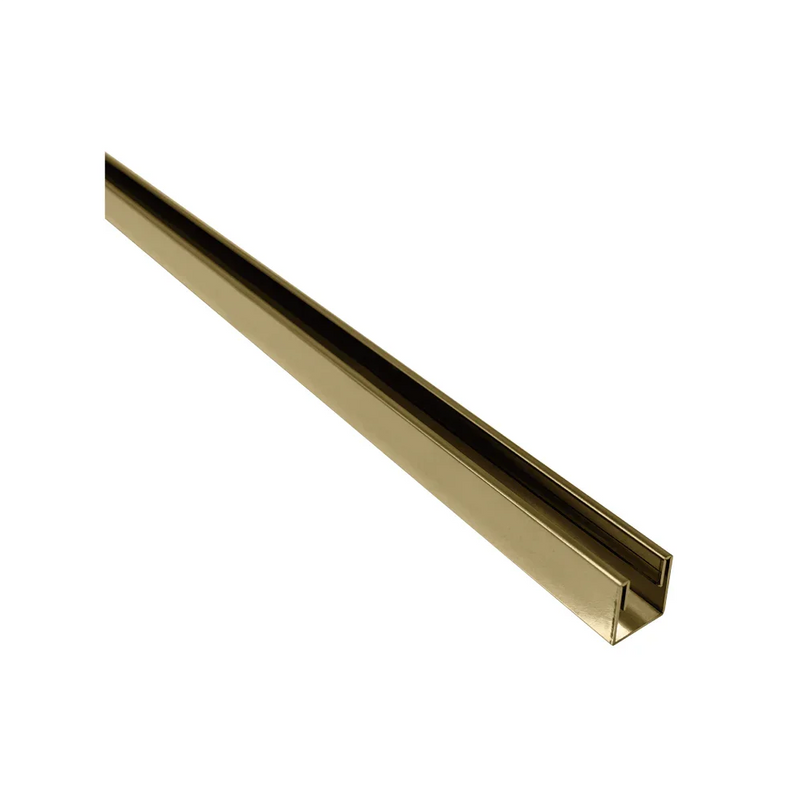 SS49 Semi Frameless Hinged Door Shower Screen, Front & Half Return, Various Colours & Sizes