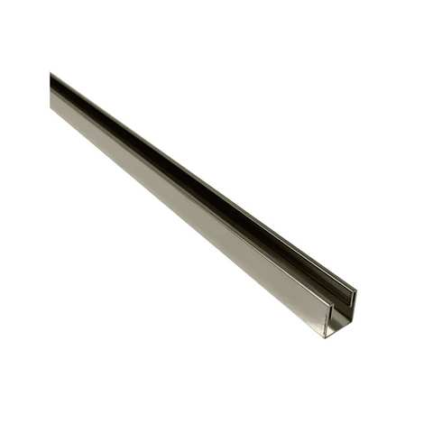 Radius Corner Clear Reeded/Fluted Walk In Shower Screen - Various Colours & Sizes