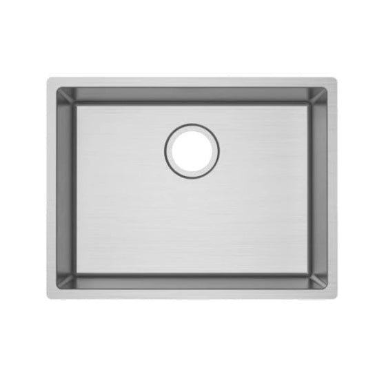 Single Bowl Drop in/Undermount Kitchen Sink 586x450mm - Stainless Steel