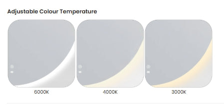 800MM Round  LED Mirror (Back Lit) with Motion Sensor